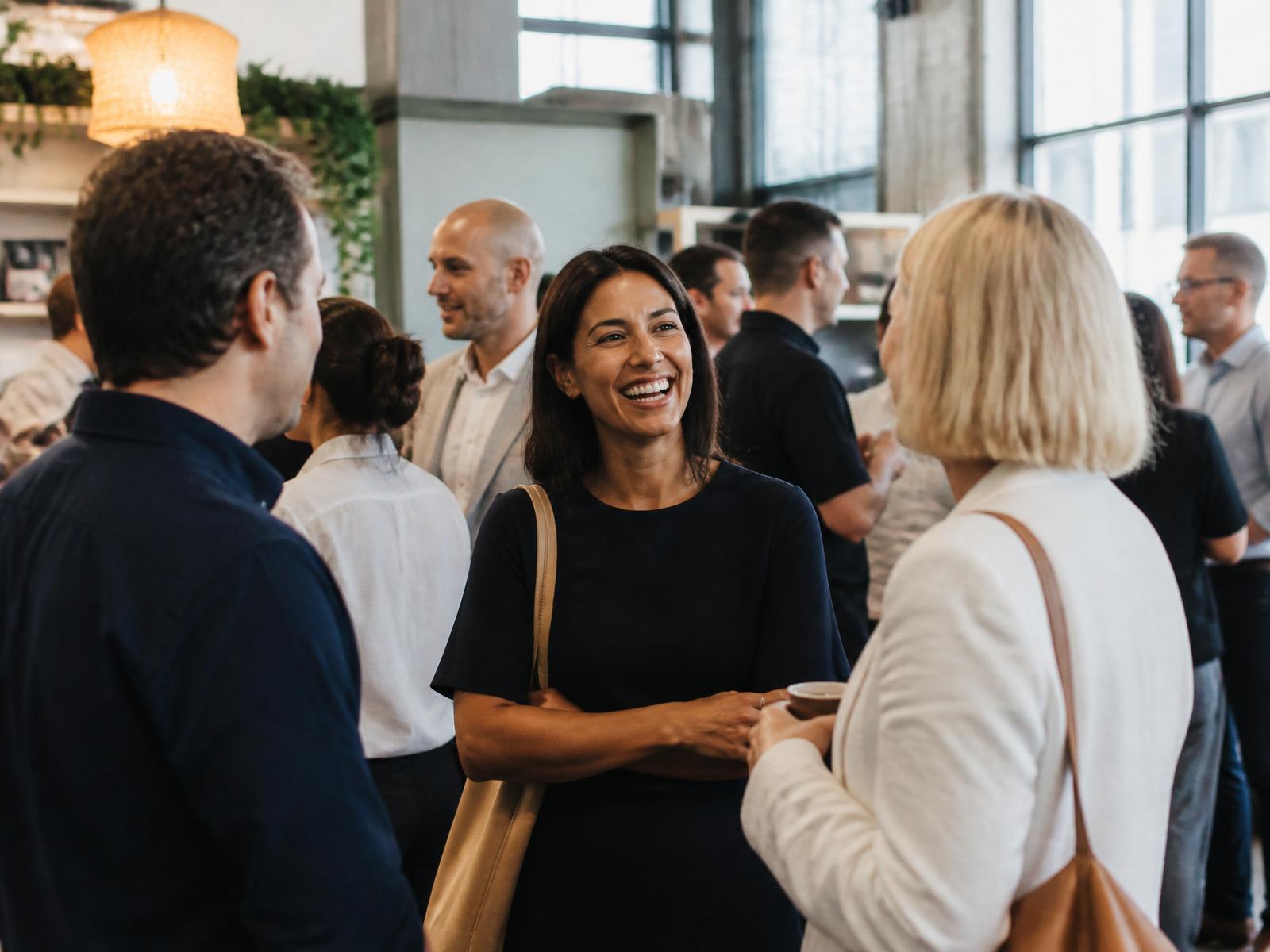 FWA members networking at a national industry event